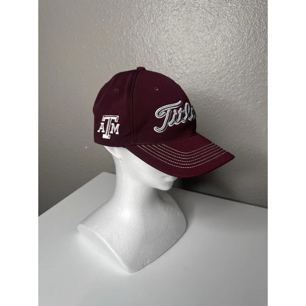 Titleist Texas A&M Aggies Golf Hat Cap Maroon NCAA Collegiate  Fitted M-L